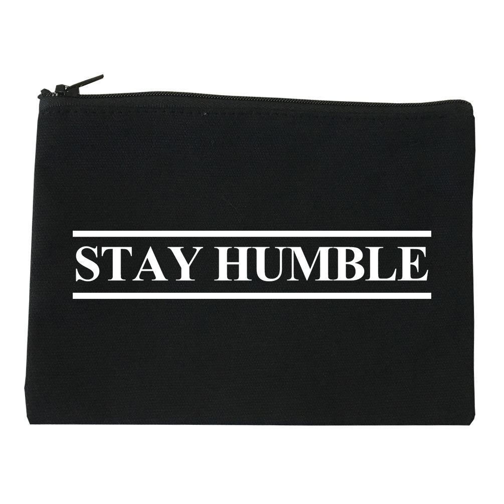 Stay Humble Lines black Makeup Bag