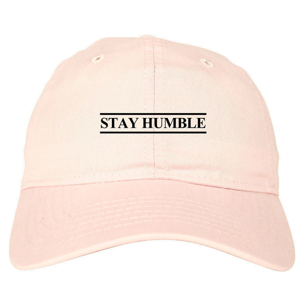 Stay Humble Lines pink dad hat