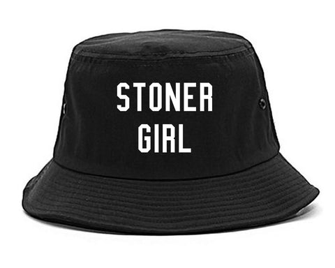 Stoner Girl Bucket Hat Black