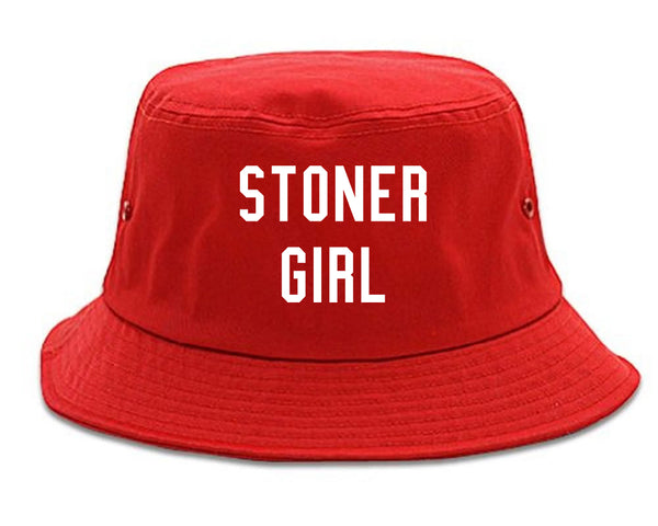 Stoner Girl Bucket Hat Red