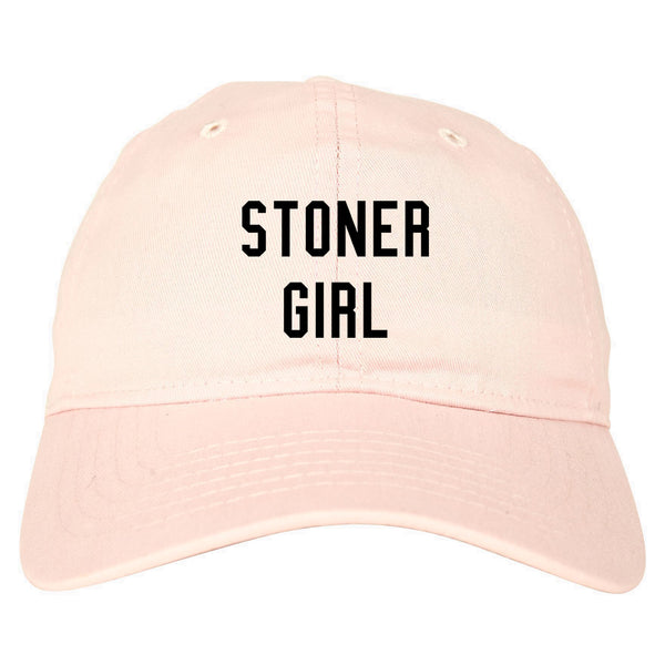 Stoner Girl Dad Hat Pink