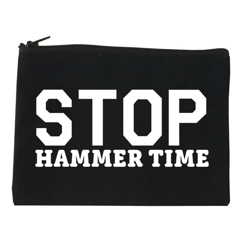 Stop Hammer Time 90s Rap Makeup Bag Red