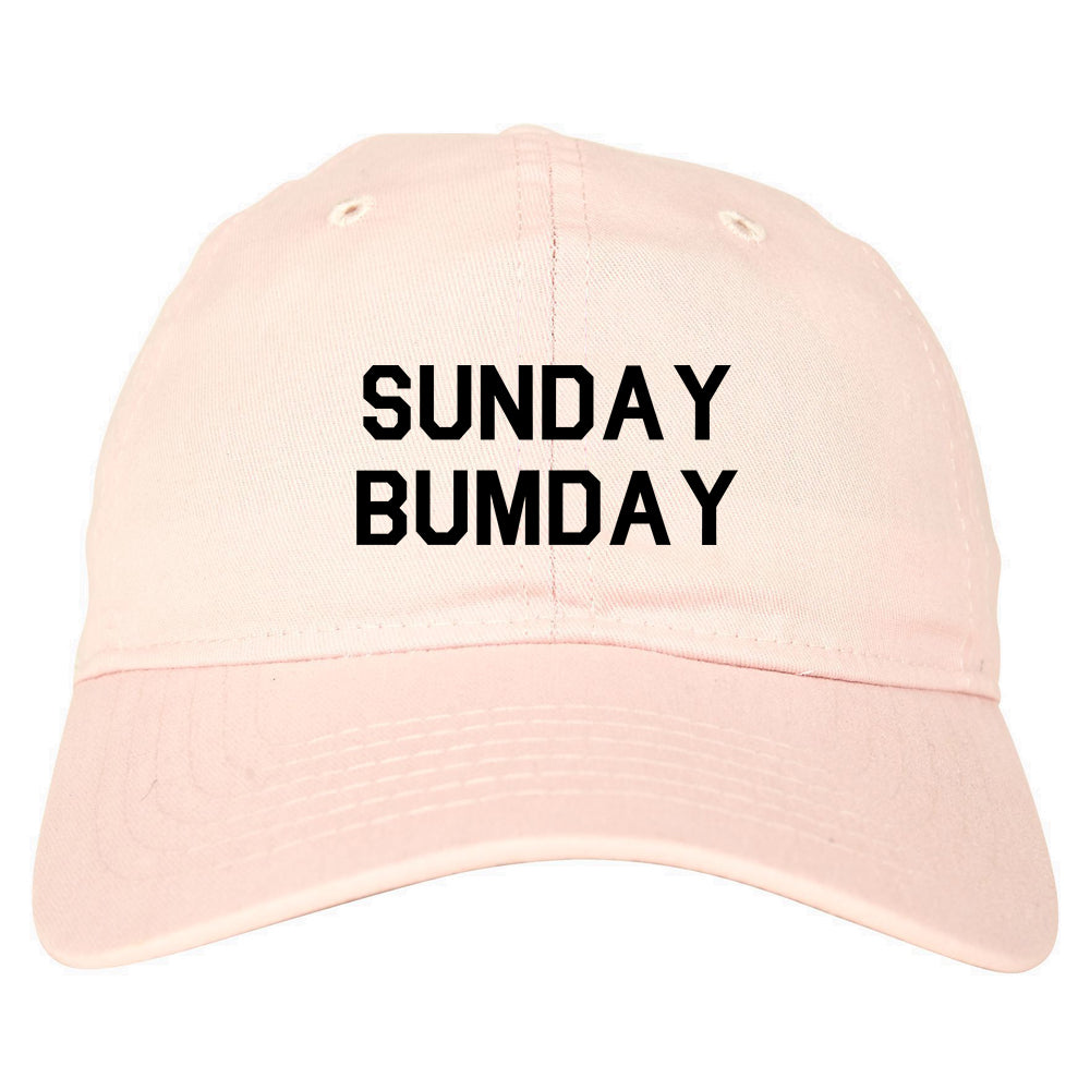 Sunday Bumday Laundry Pink Dad Hat