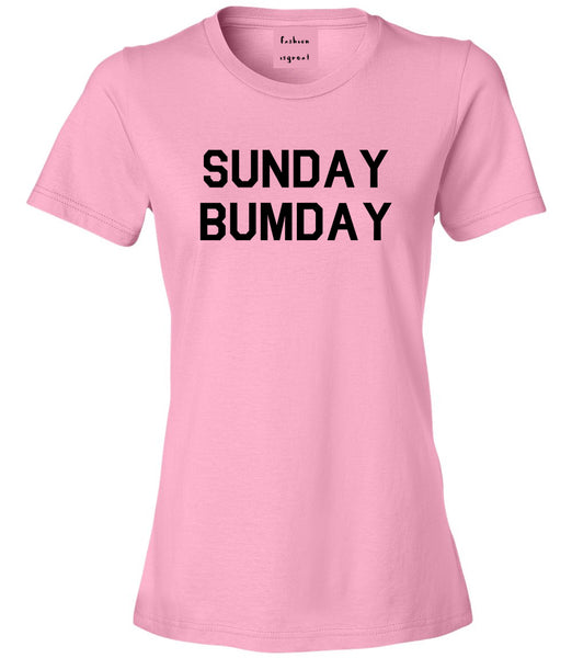 Sunday Bumday Laundry Pink T-Shirt