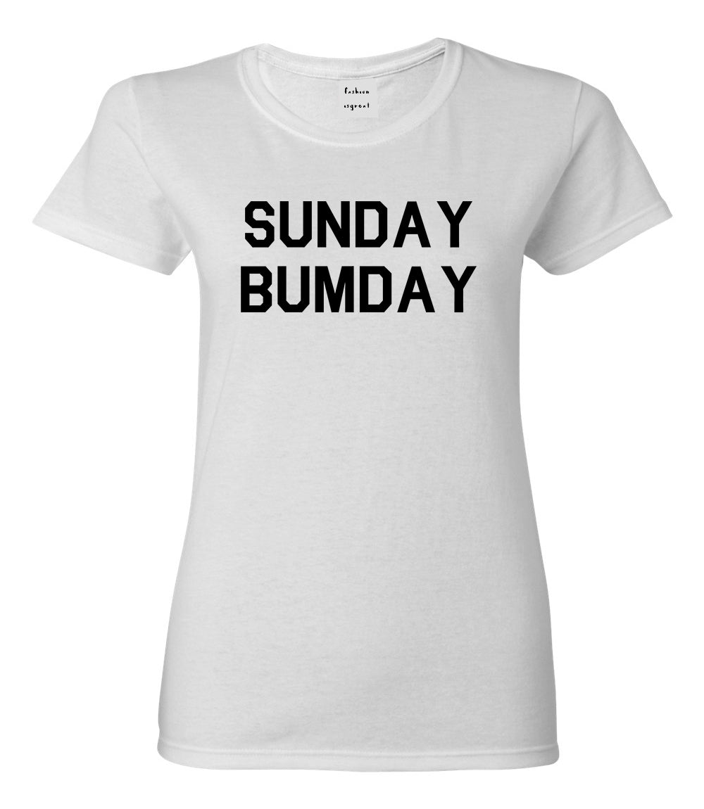Sunday Bumday Laundry White T-Shirt