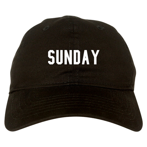 Sunday Days Of The Week black dad hat