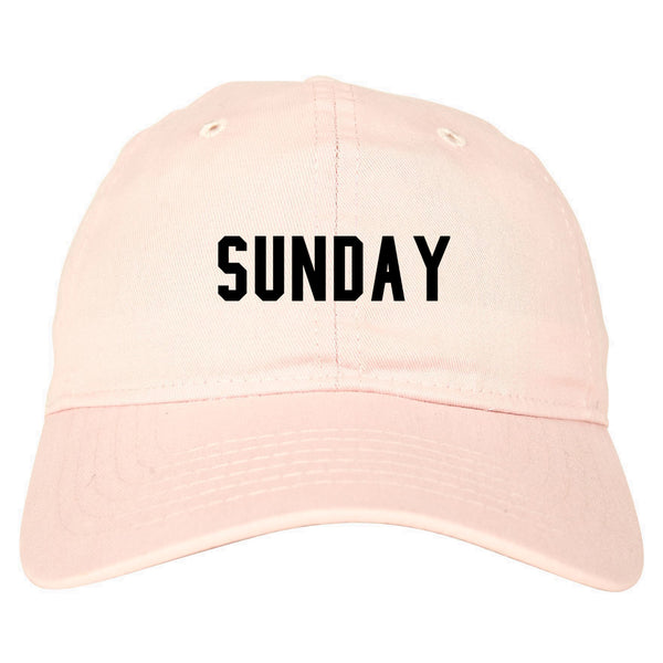 Sunday Days Of The Week pink dad hat