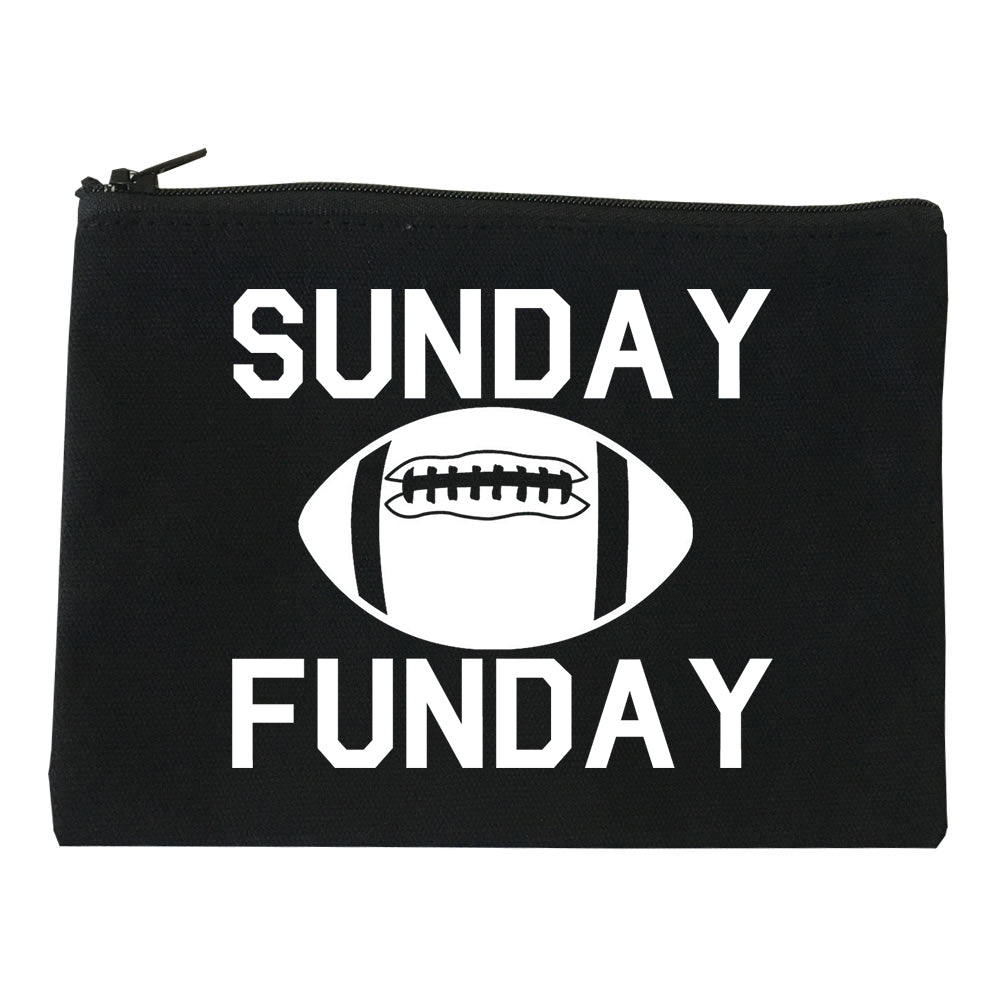 Sunday Funday Football black Makeup Bag