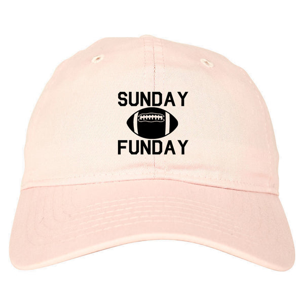 Sunday Funday Football pink dad hat