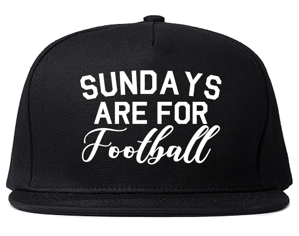 Sundays Are For Football Sports Black Snapback Hat