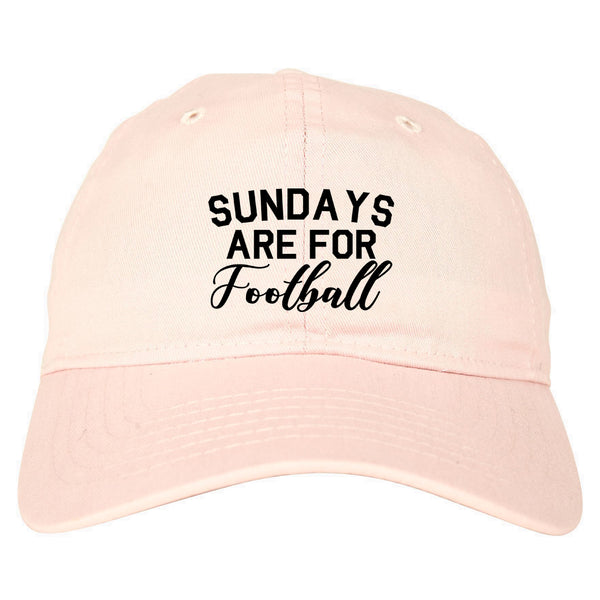 Sundays Are For Football Sports Pink Dad Hat