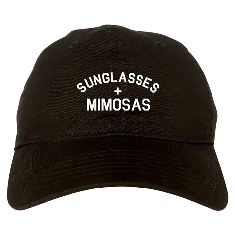 Sunglasses And Mimosas Vacay black dad hat
