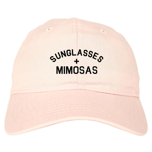 Sunglasses And Mimosas Vacay pink dad hat