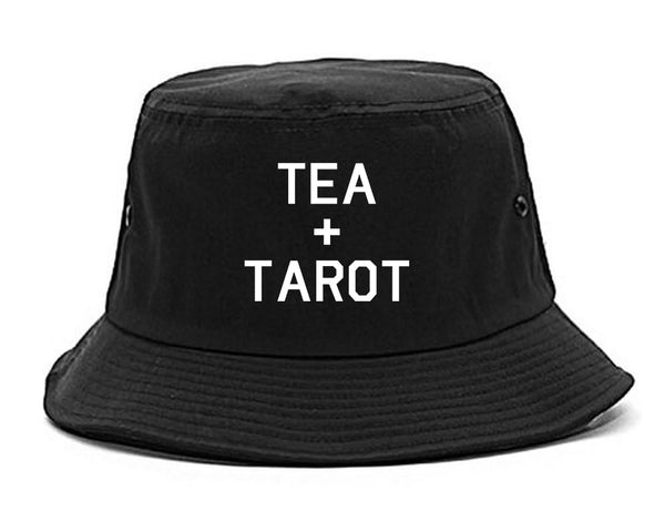 Tea And Tarot Cards black Bucket Hat