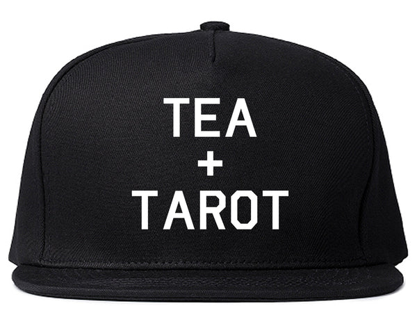 Tea And Tarot Cards Black Snapback Hat
