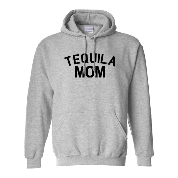 Tequila Mom Funny Grey Womens Pullover Hoodie