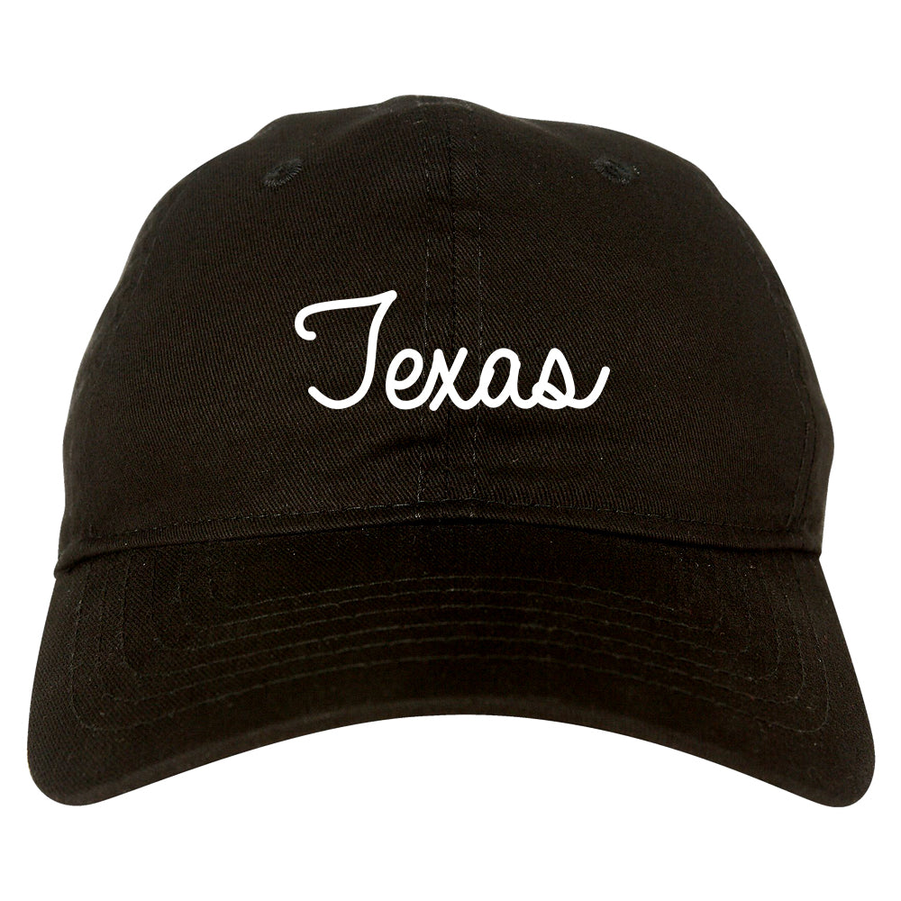 Texas TX Script Chest Dad Hat by Fashionisgreat – FashionIsGreat
