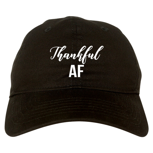 Thankful AF Thanksgiving Black Dad Hat