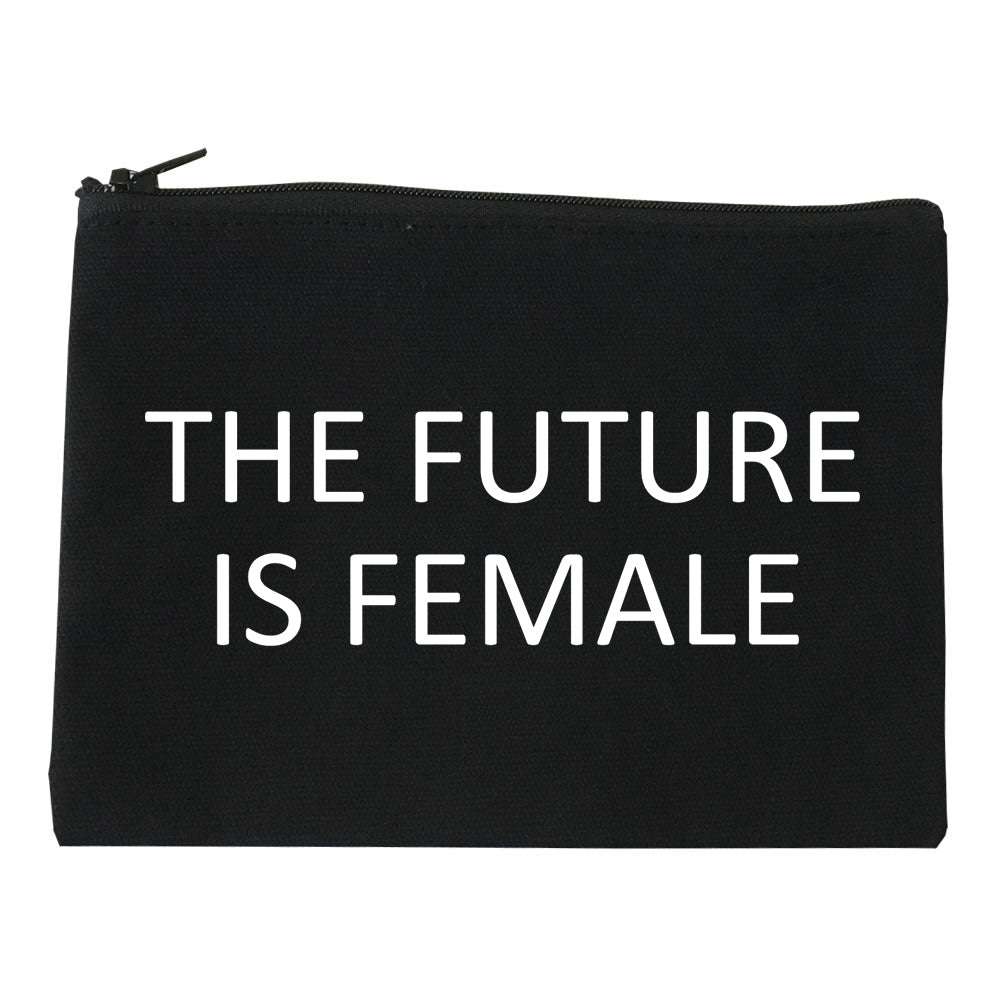 The Future Is Female Feminist Black Makeup Bag