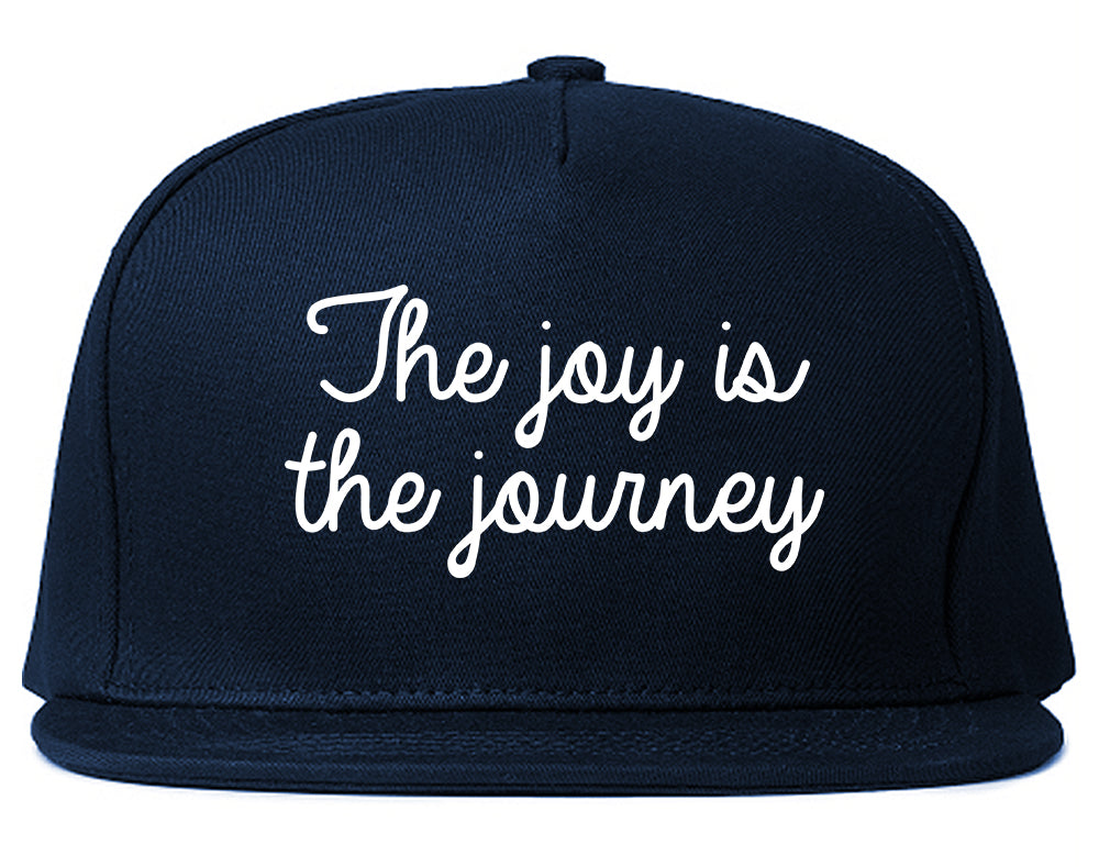 The Joy Is The Journey Blue Snapback Hat