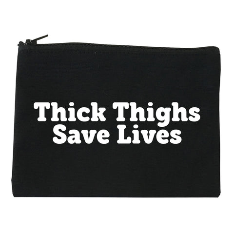 Thick Thighs Save Lives Makeup Bag Red