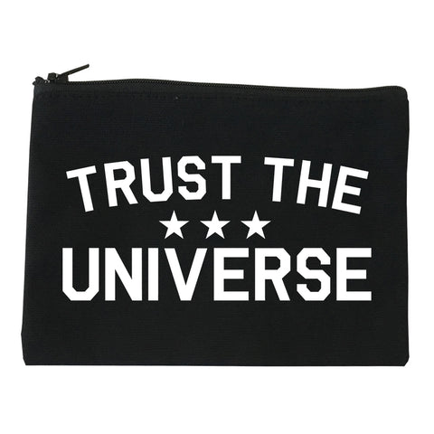 Trust The Universe Mantra Makeup Bag Red