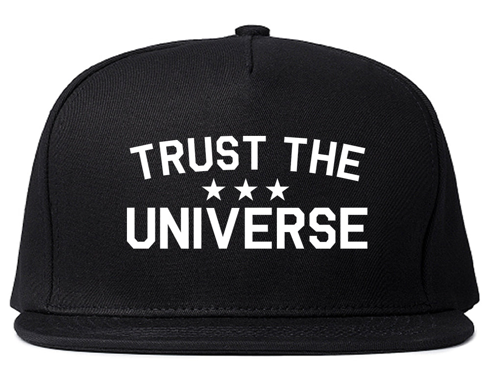 Trust The Universe Mantra Snapback Hat Black