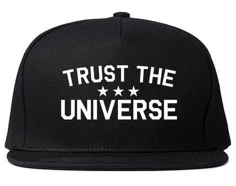Trust The Universe Mantra Snapback Hat Black
