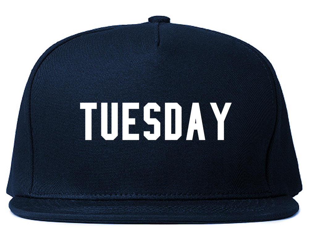 Tuesday Days Of The Week Blue Snapback Hat