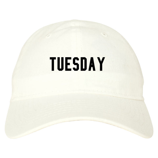 Tuesday Days Of The Week white dad hat