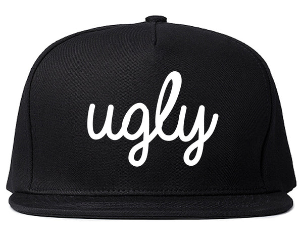 Ugly Funny Cute Chest Black Snapback Hat