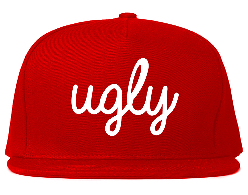 Ugly Funny Cute Chest Red Snapback Hat