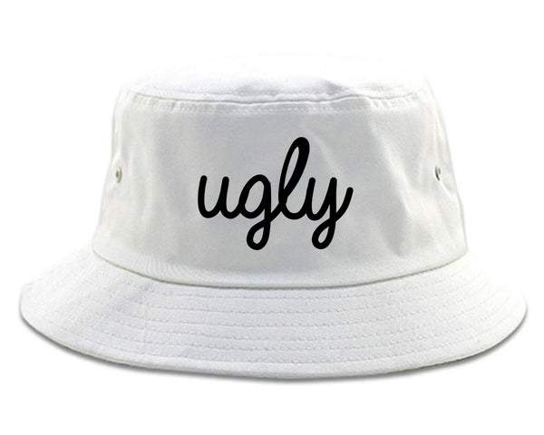 Ugly Funny Cute Chest white Bucket Hat