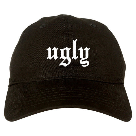 Ugly Olde English Chest black dad hat
