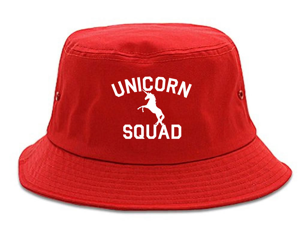 Unicorn Squad Funny red Bucket Hat