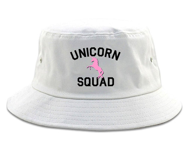 Unicorn Squad Funny white Bucket Hat