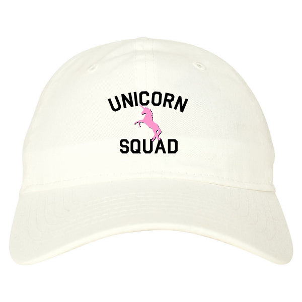 Unicorn Squad Funny white dad hat