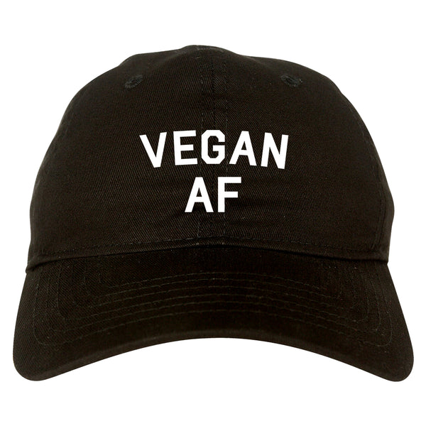 Vegan AF Vegetarian Black Dad Hat