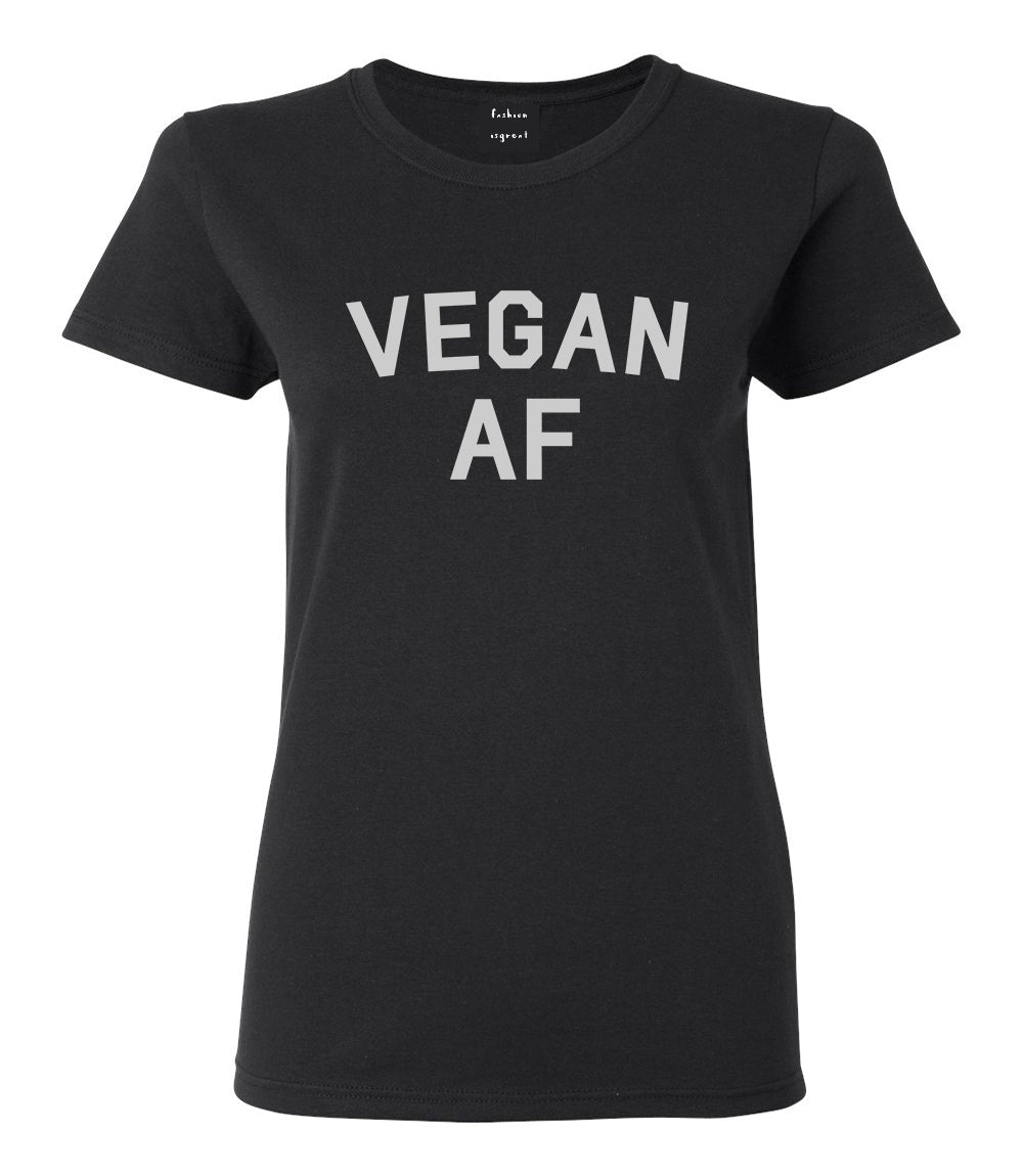 Vegan AF Vegetarian Black T-Shirt
