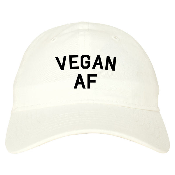 Vegan AF Vegetarian White Dad Hat