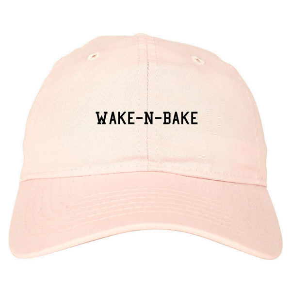 Wake N Bake Dad Hat Pink