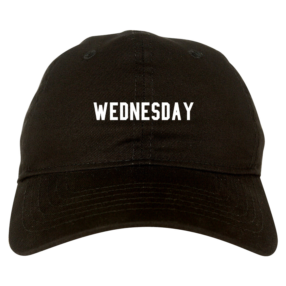 Wednesday Days Of The Week black dad hat