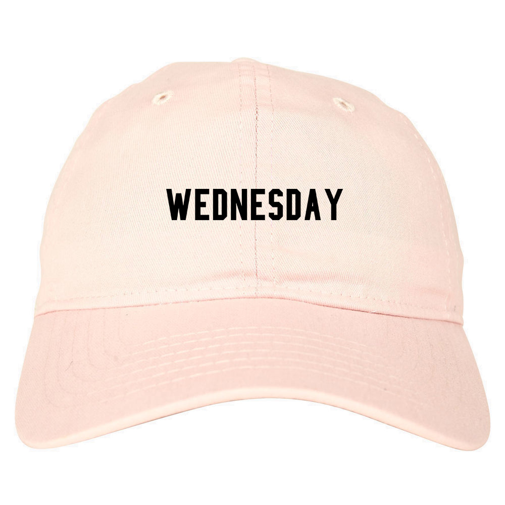 Wednesday Days Of The Week pink dad hat