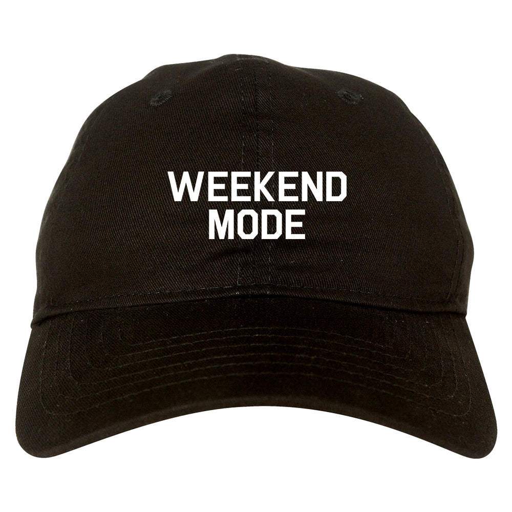 Weekend Mode Vacay Black Dad Hat