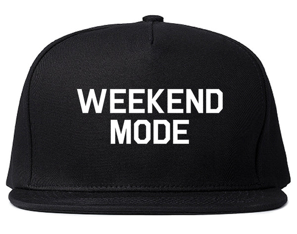 Weekend Mode Vacay Black Snapback Hat