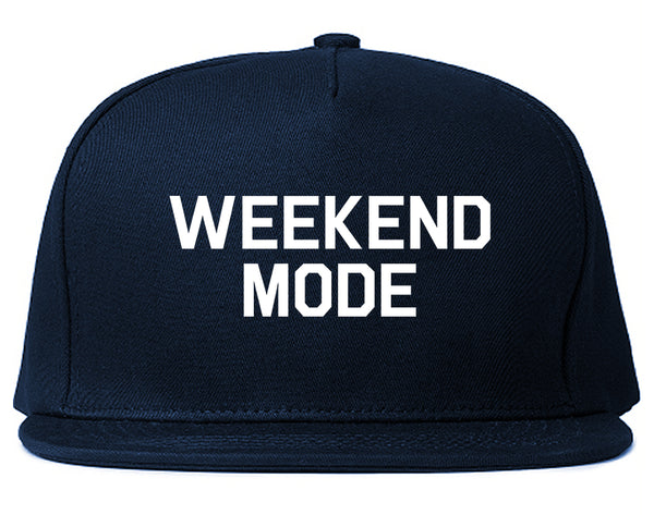 Weekend Mode Vacay Blue Snapback Hat