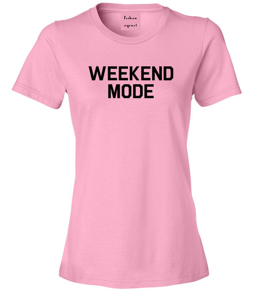 Weekend Mode Vacay Pink T-Shirt