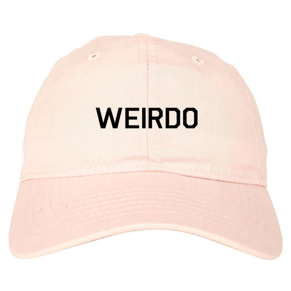 Weirdo Funny Geeky Dad Hat Pink
