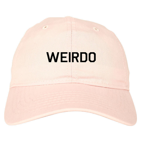 Weirdo Funny Geeky Dad Hat Pink