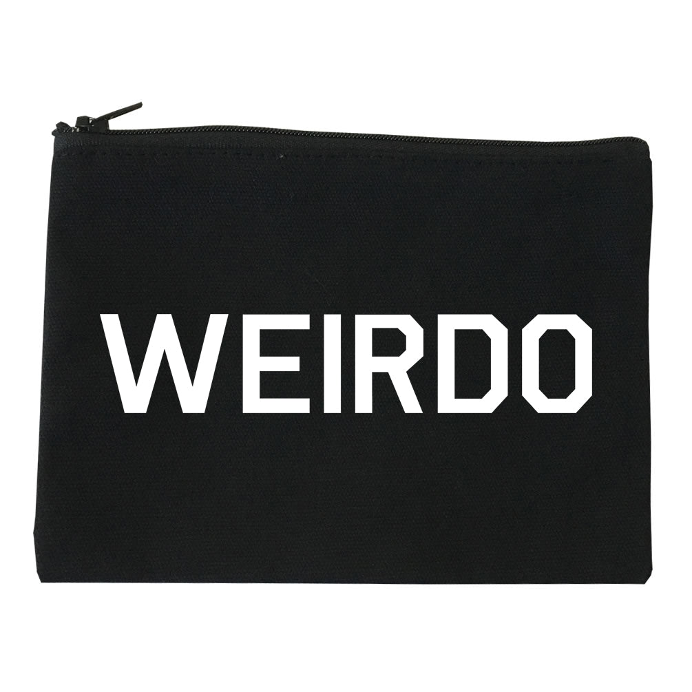Weirdo Funny Geeky Makeup Bag Red